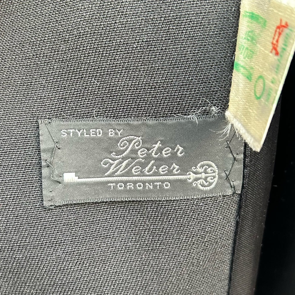 Vintage Canadian Wool Cape Coat, OS