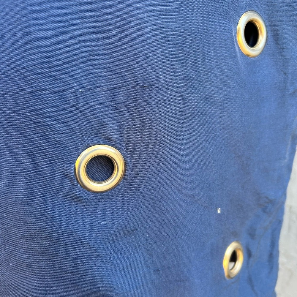 Stella McCartney Navy Silk Grommet Dress, size 38