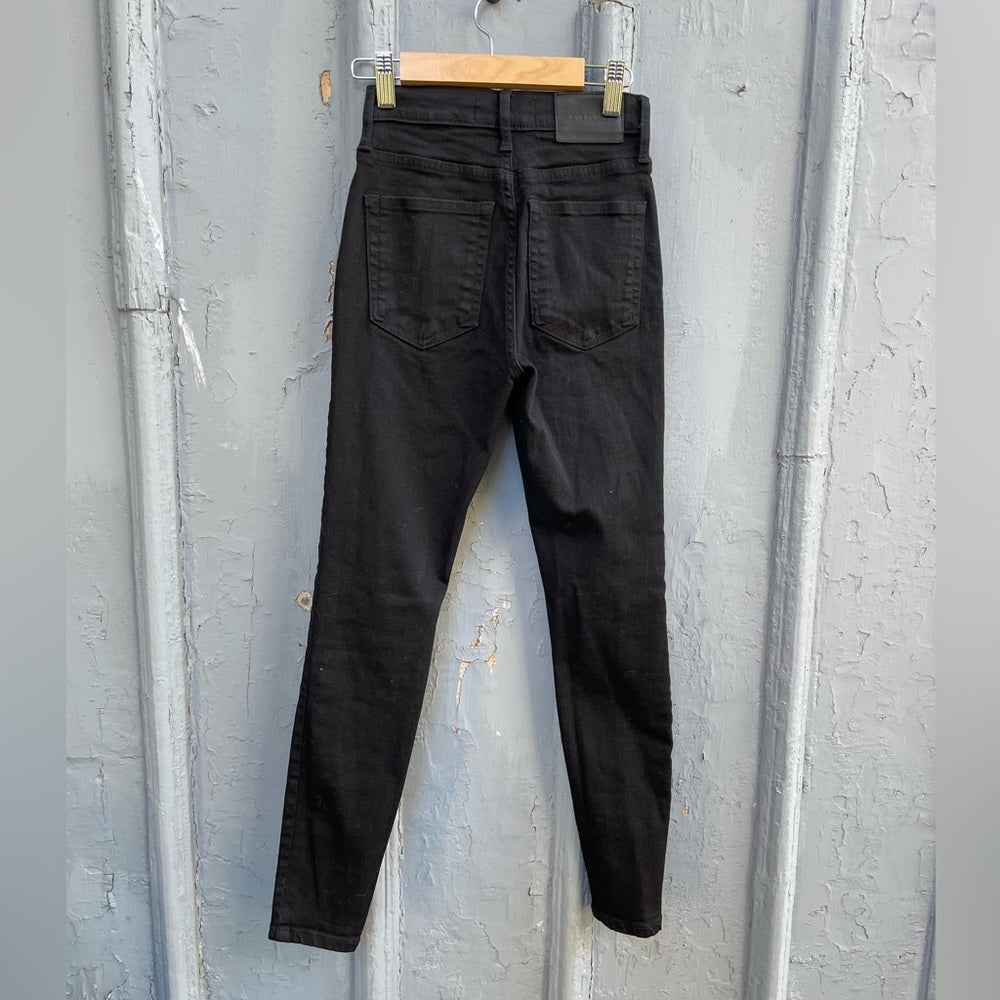 Everlane Black Skinny Ankle Jeans, size 24