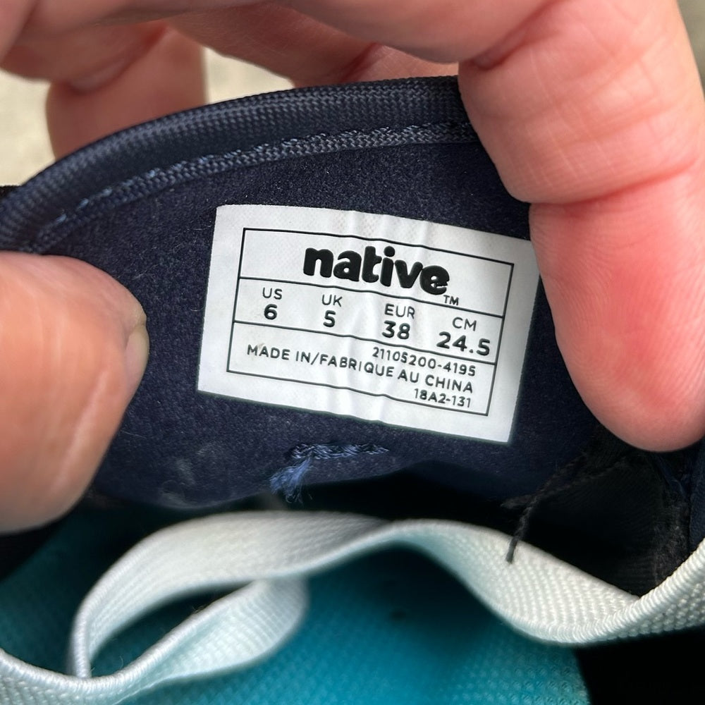 Native Cornell Lace Up Sneakers, size 38 US 6