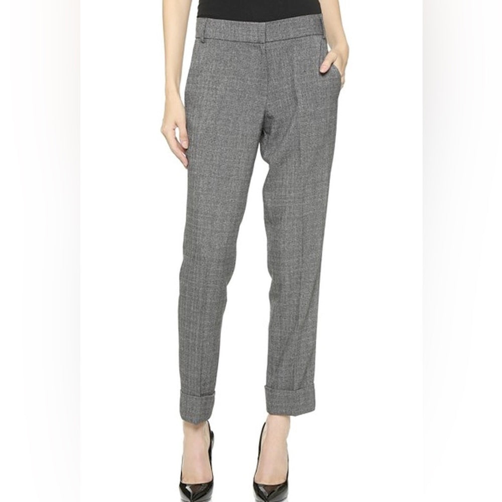 James Jeans Plaid Cuffed Trouser, size large