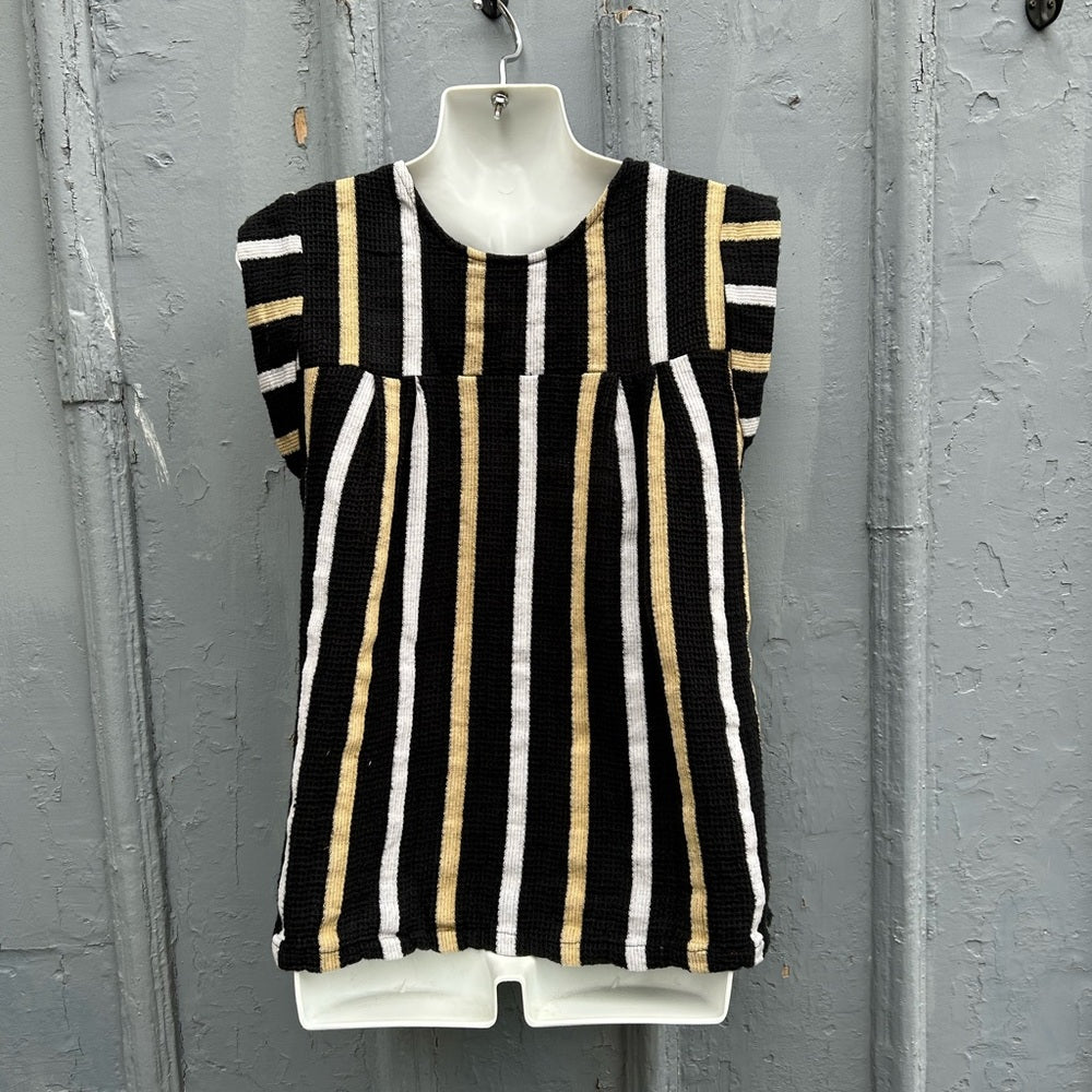 Ace & Jig Striped Cotton Paz Blouse Top, Small