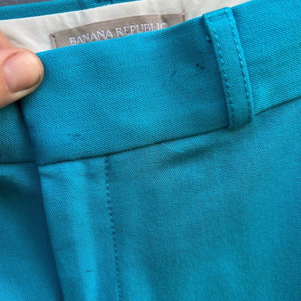 Banana Republic Blue Sloan Pant, size 4S