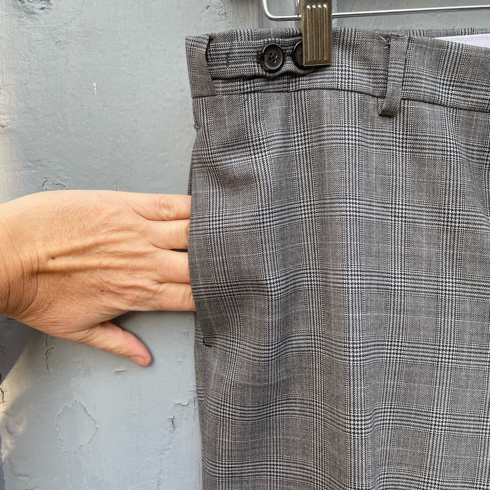 DSQUARED2 plaid check wool trousers, size 6
