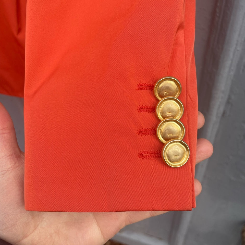 Circle Of Gentleman Women's Orange Blazer, size 8