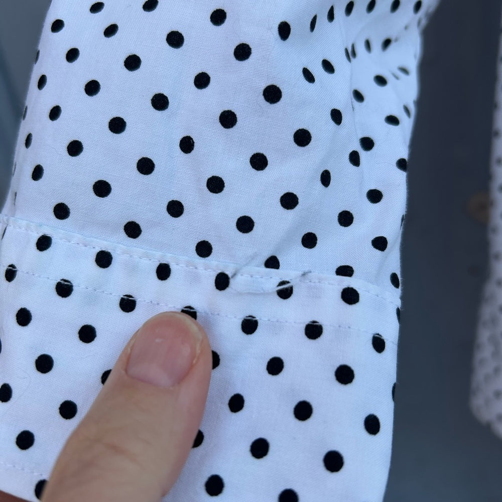 Lauren Ralph Lauren Polka Dot Button-down, Size M