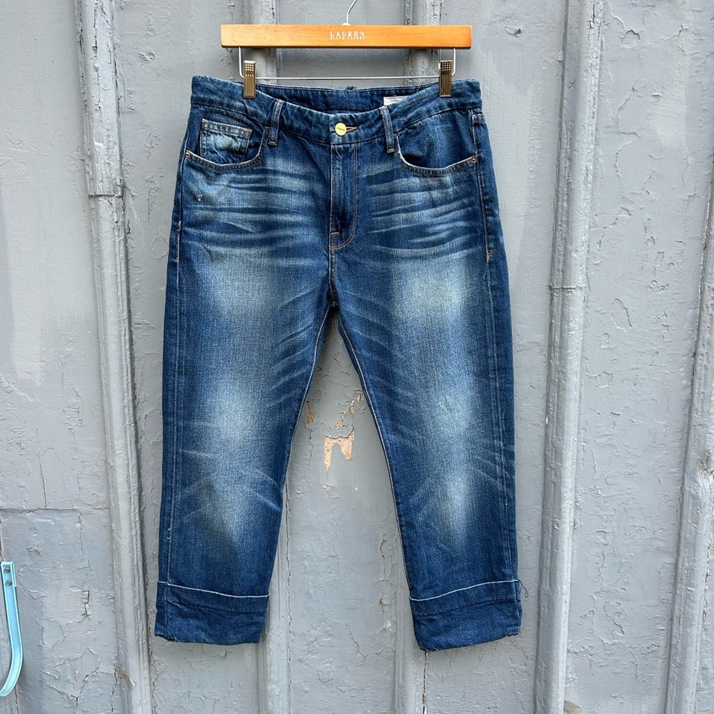 Frame Denim Le Grand Garcon Cropped Jeans, size approx 30/32
