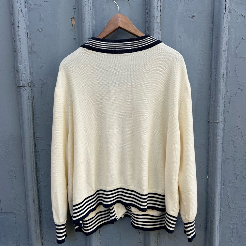 Able Madilyn Varsity Sweater, BNWT, size 1X,