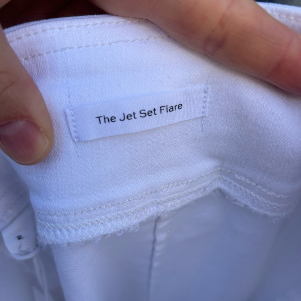 Frame White Jet Set Flare, BNWT, size 2 (Waist 30-34)