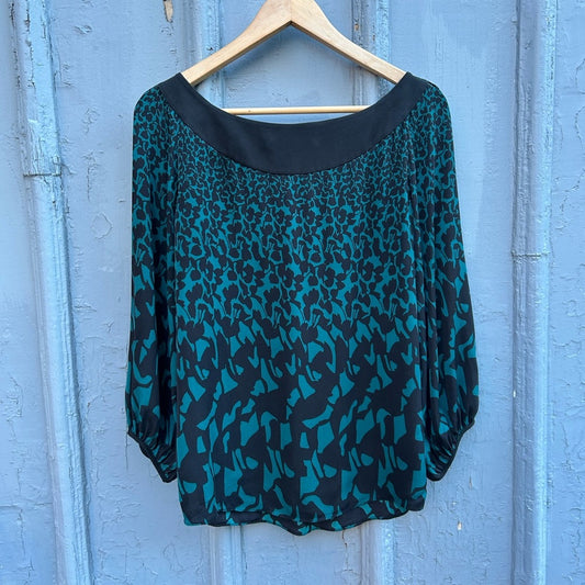 Diane Von Furstenberg silk Natita Blouse, size 4