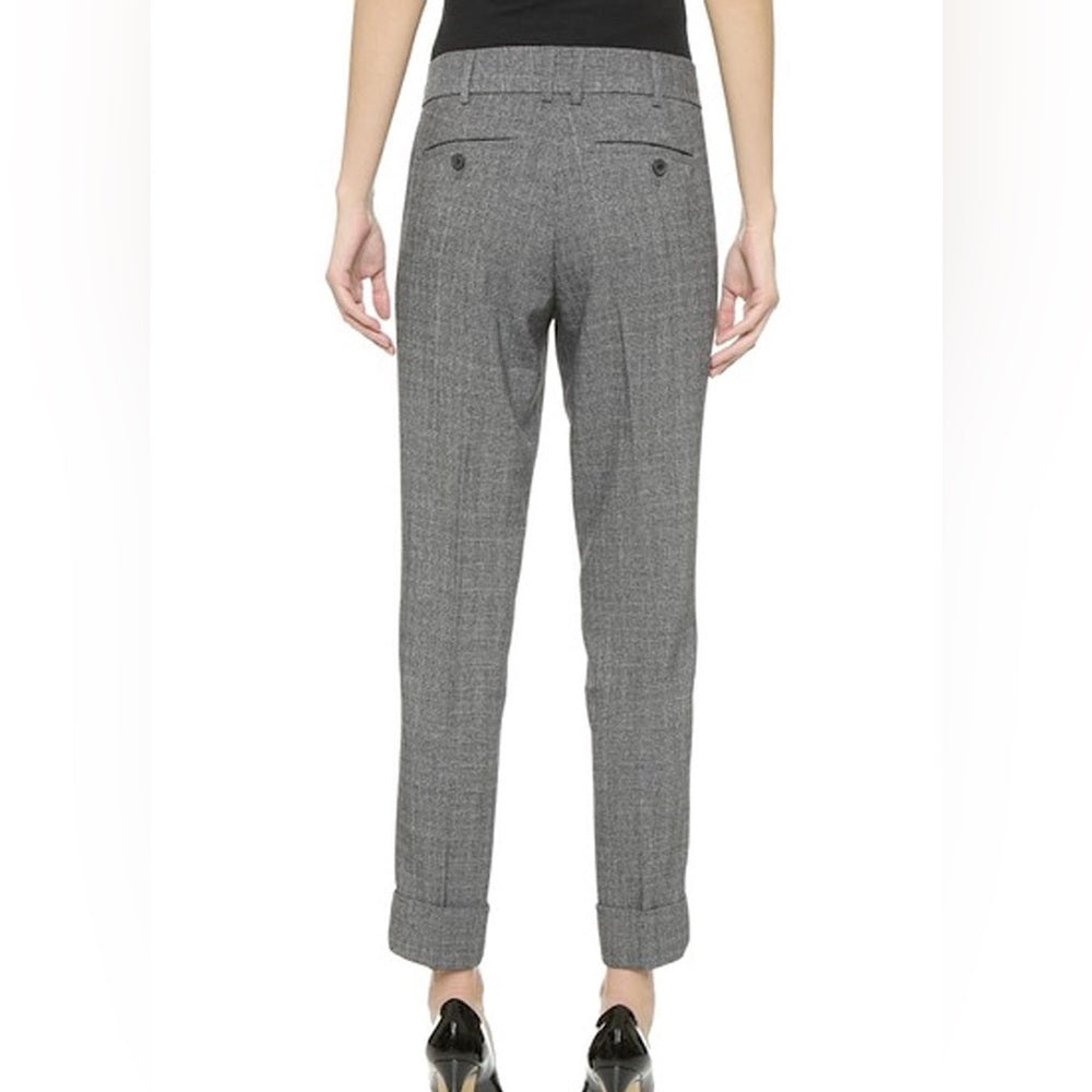 James Jeans Plaid Cuffed Trouser, size large