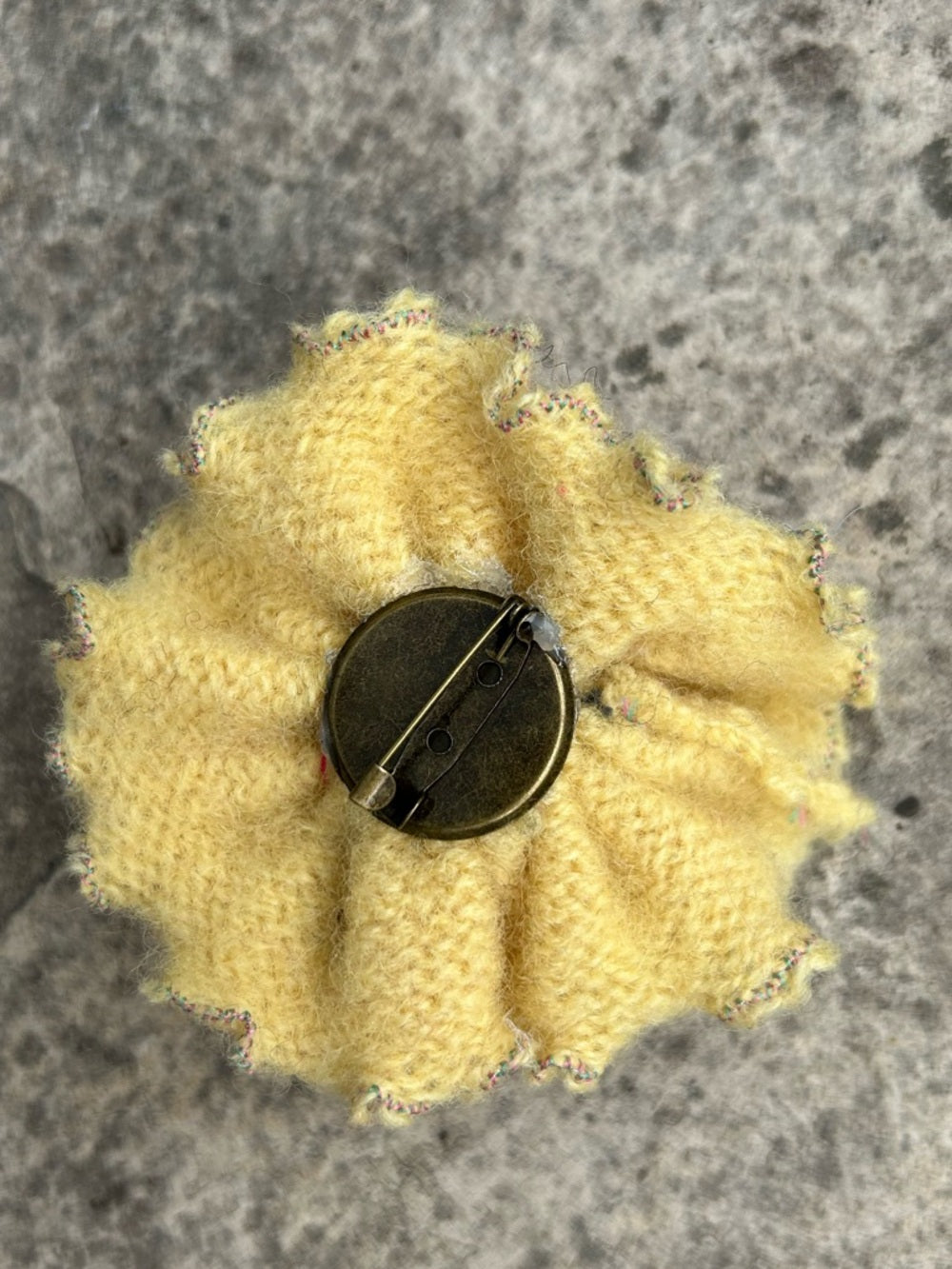 Vintage Cashmere Floral Brooch