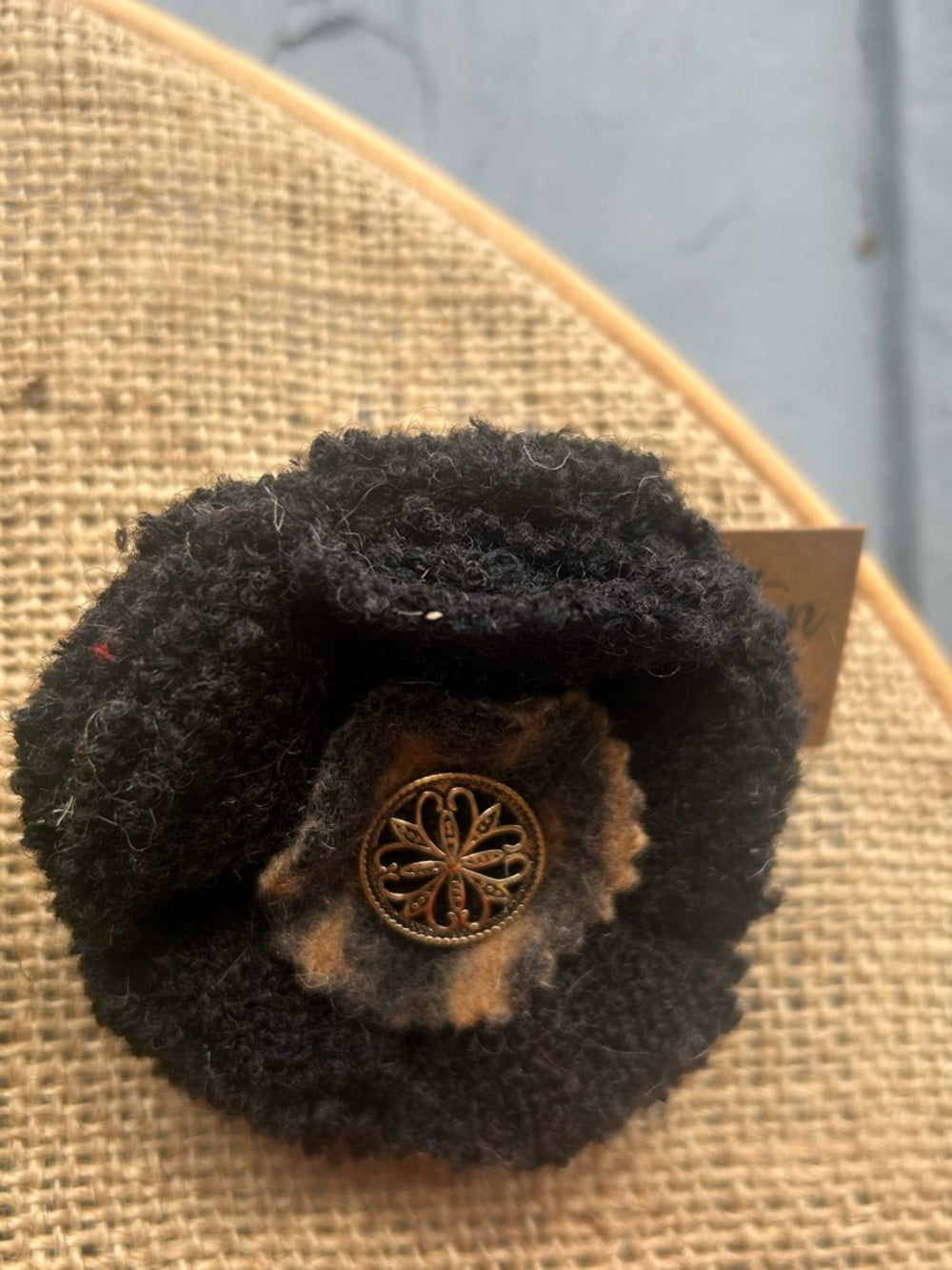 Vintage Cashmere Floral Brooch