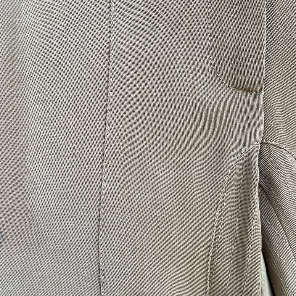 Moschino Khaki Wool Blend Riding Trousers, size 6