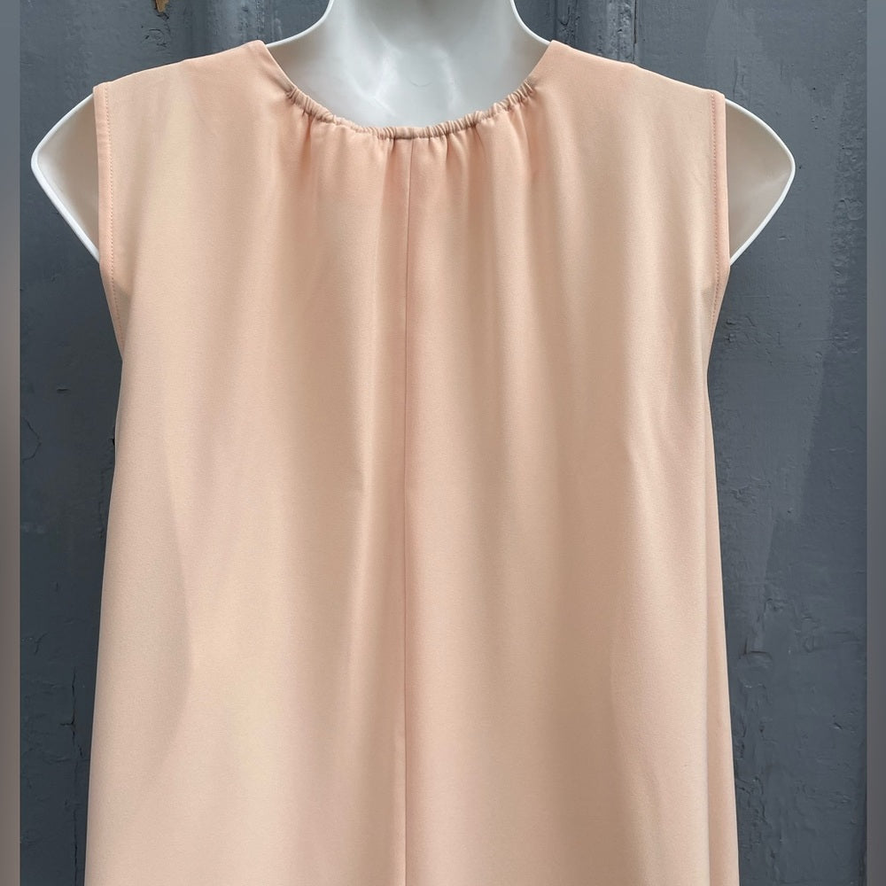 Oak + Fort Peach Pink tie side Dress, size Small