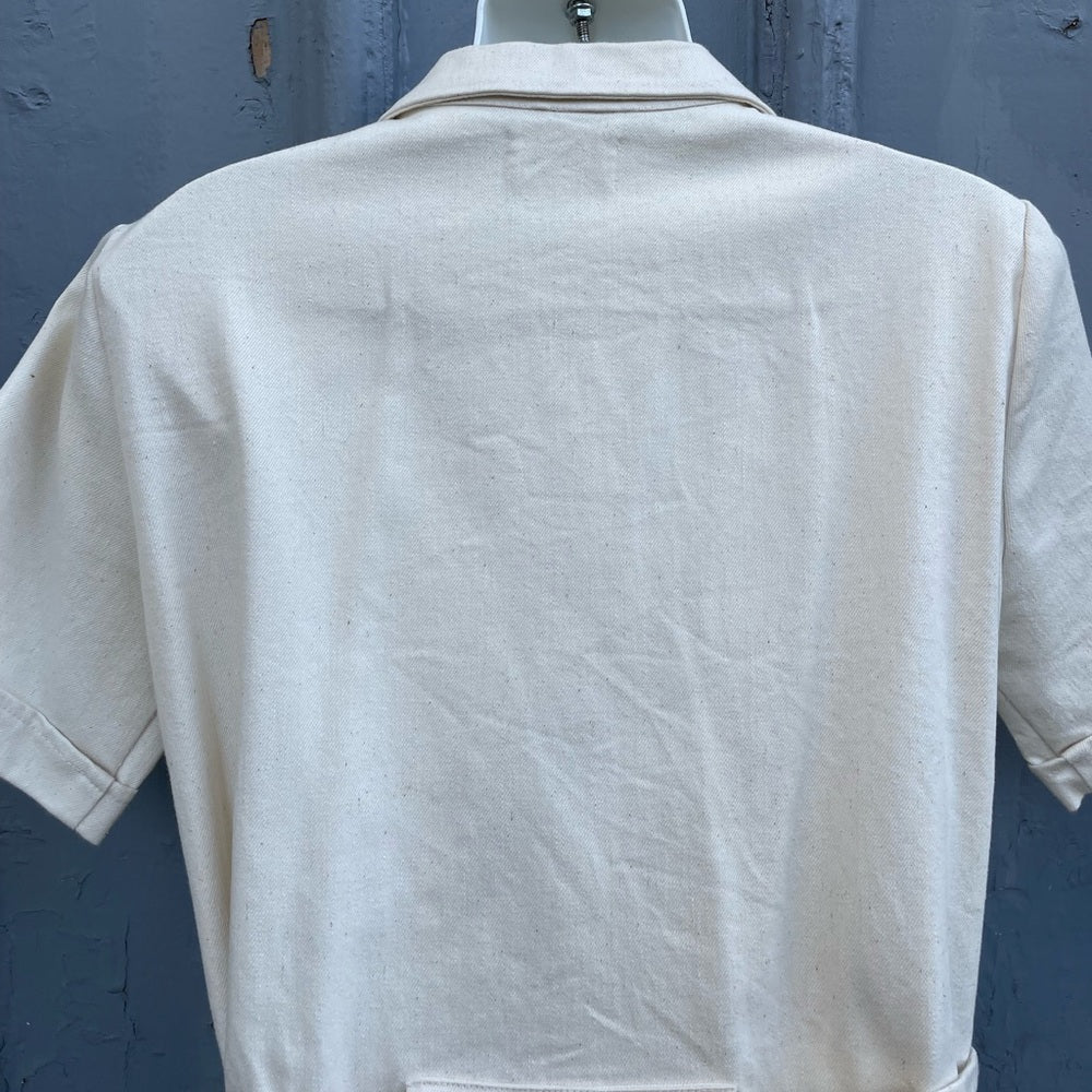 BodyBag by Jude Cream Shortalls, size M