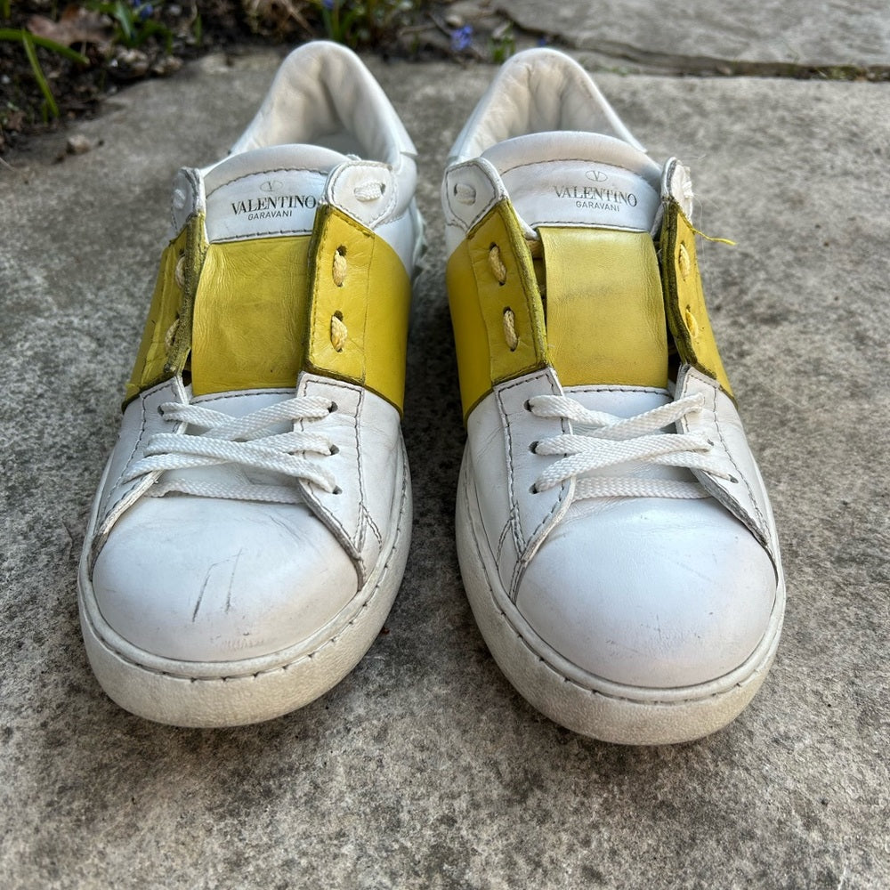 Valentino Garavani Open Rockstud low-top sneakers, size 41