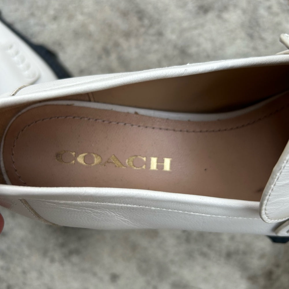 Coach Leah Lug Sole Loafer, BNWOB, size 7.5
