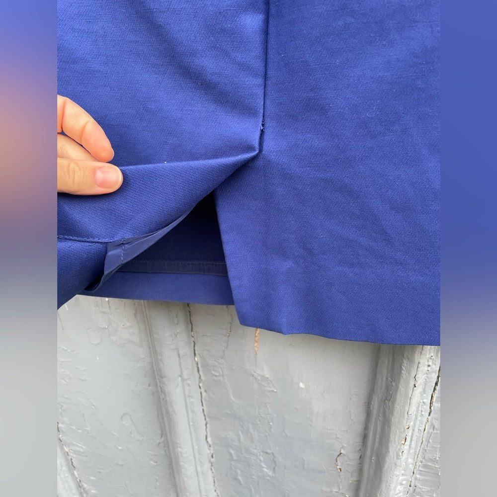 J.Crew No. 2 Pencil Skirt Royal Blue, size 0