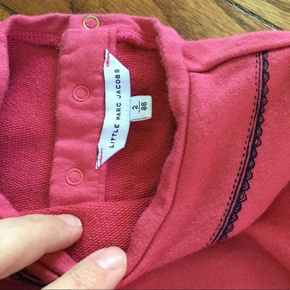 Little Marc Jacobs pink tunic dress, size 2T
