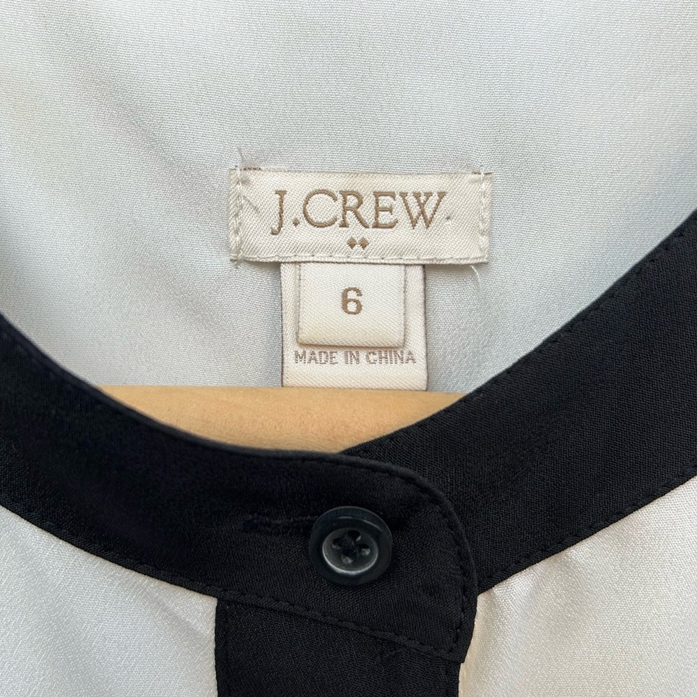 J Crew Sleeveless Blouse, Size 6