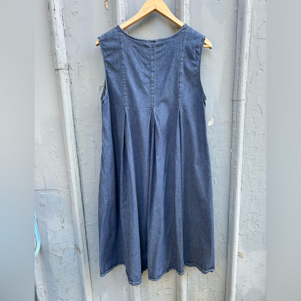 Nina Loca denim midi dress, approx size large