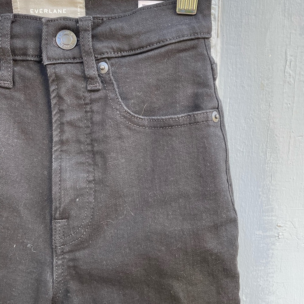 Everlane Black Skinny Ankle Jeans, size 24
