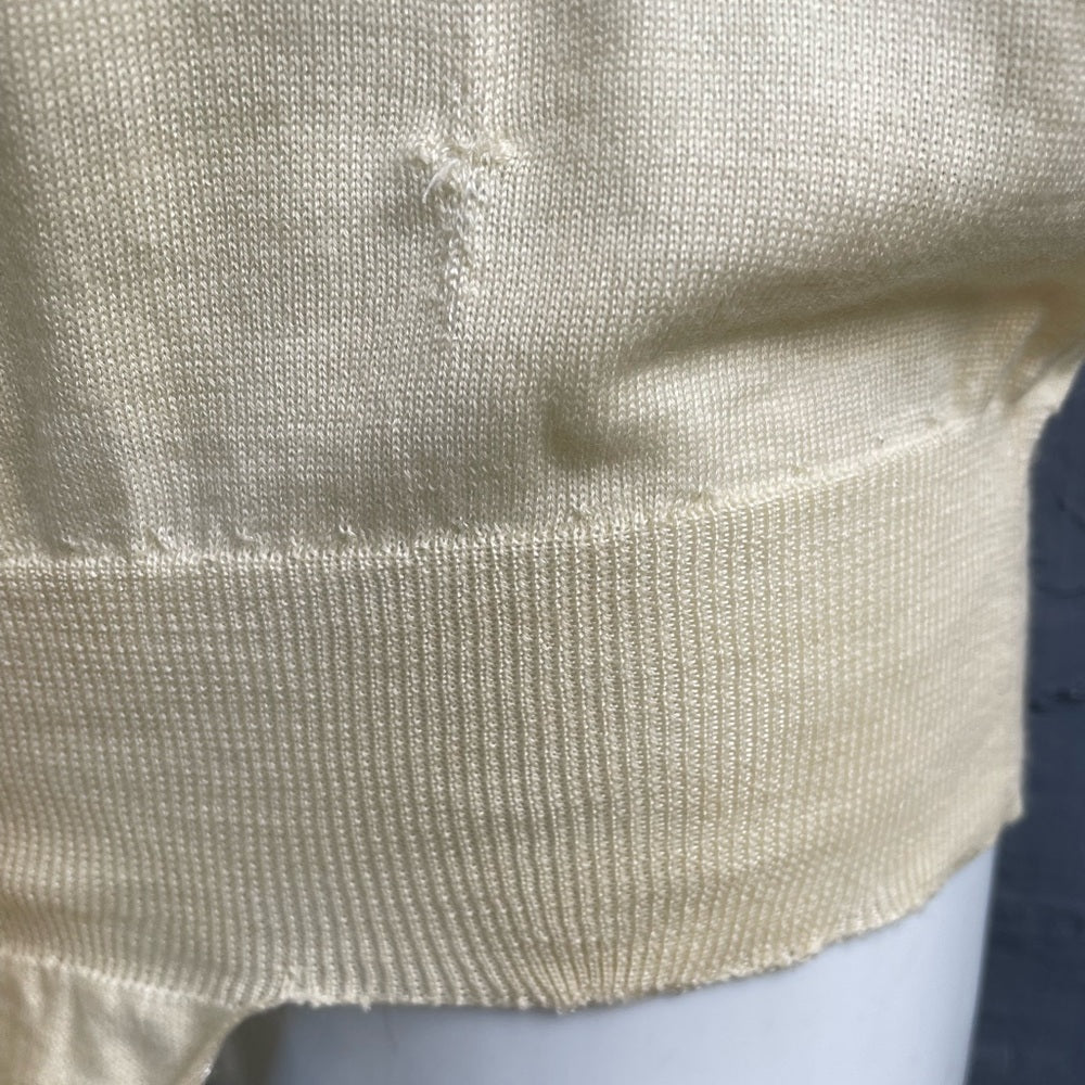 Celine Sleeveless Silk, Wool, Cashmere knit Sweater, size XS
