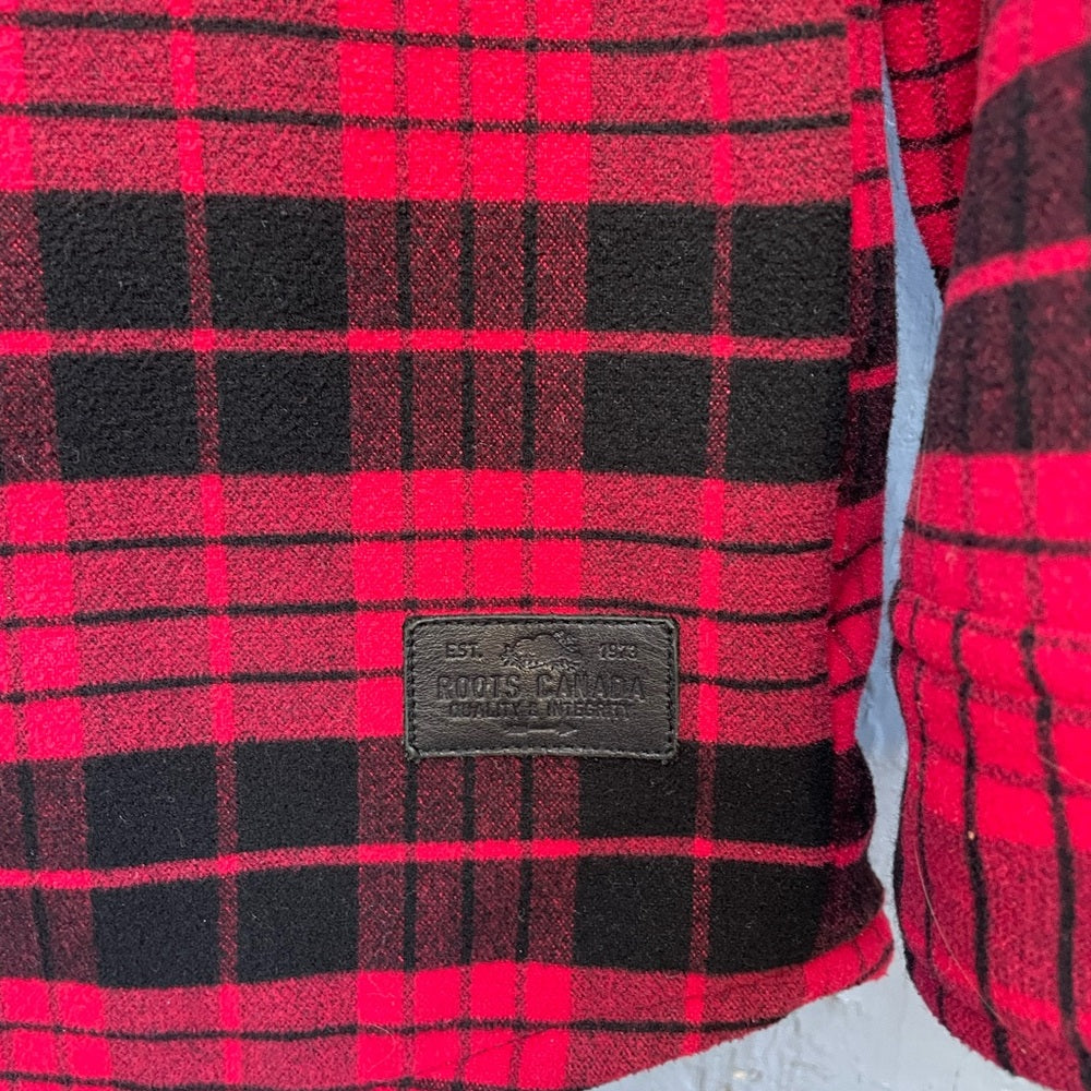 Roots Plaid Shacket, size 9/10 years old