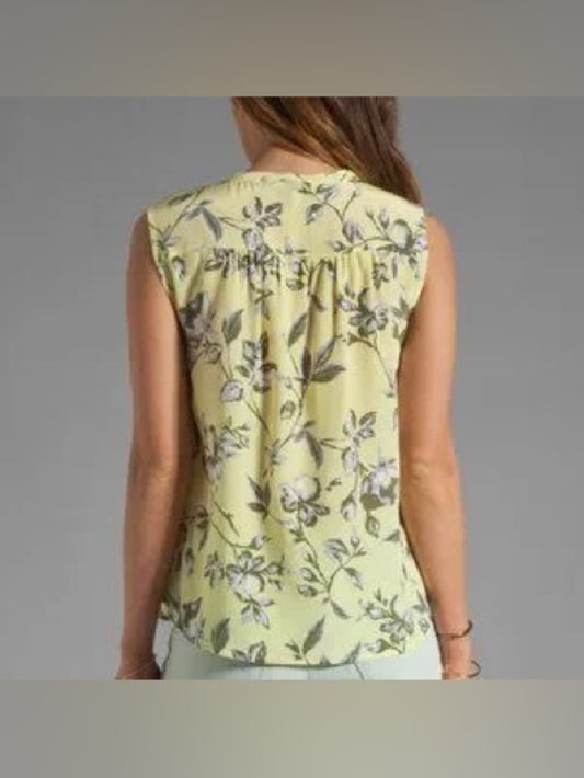 Joie Finnegan silk floral tank, Small