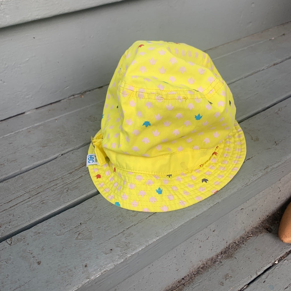HBC Olympic maple leaf yellow bucket hat