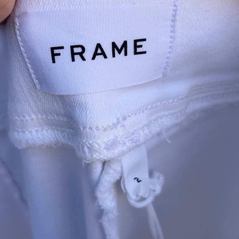 Frame White Jet Set Flare, BNWT, size 2 (Waist 30-34)