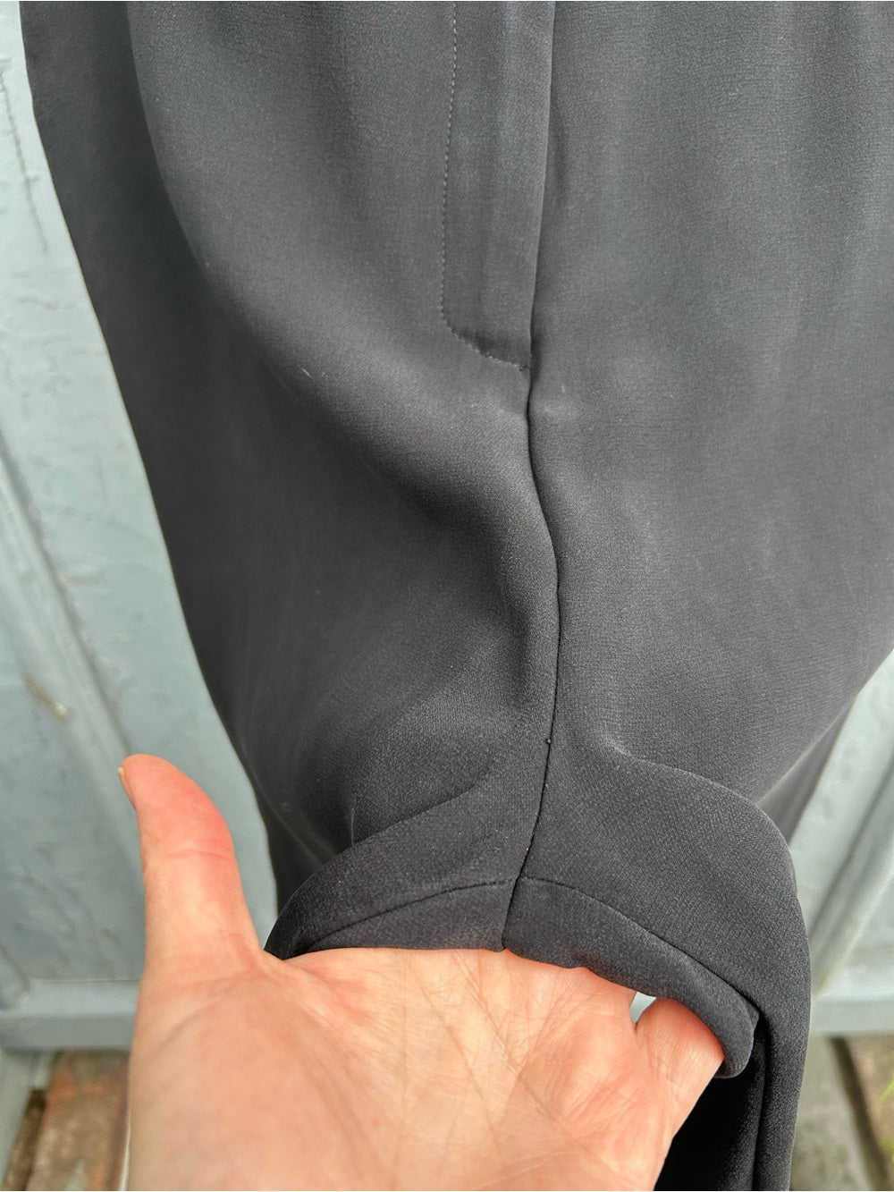 Index Black Silk jumpsuit, size M