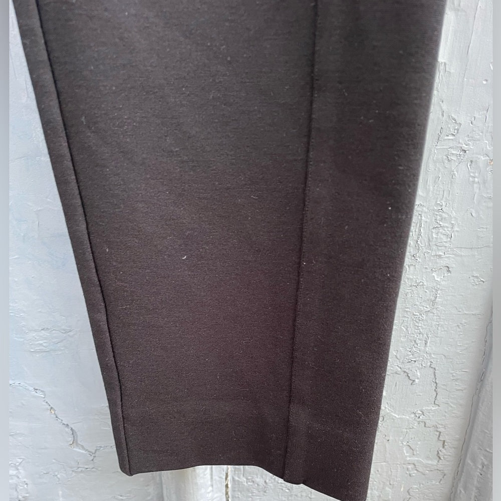 Paige Black Staight Leg Los Feliz Ankle Pant, size 32