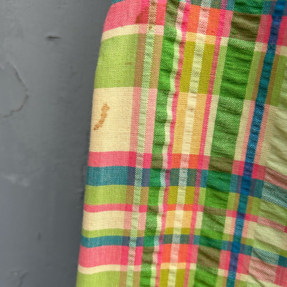 Vintage Arkin Collection plaid sleeveless dress, size 20 (modern L/XL)