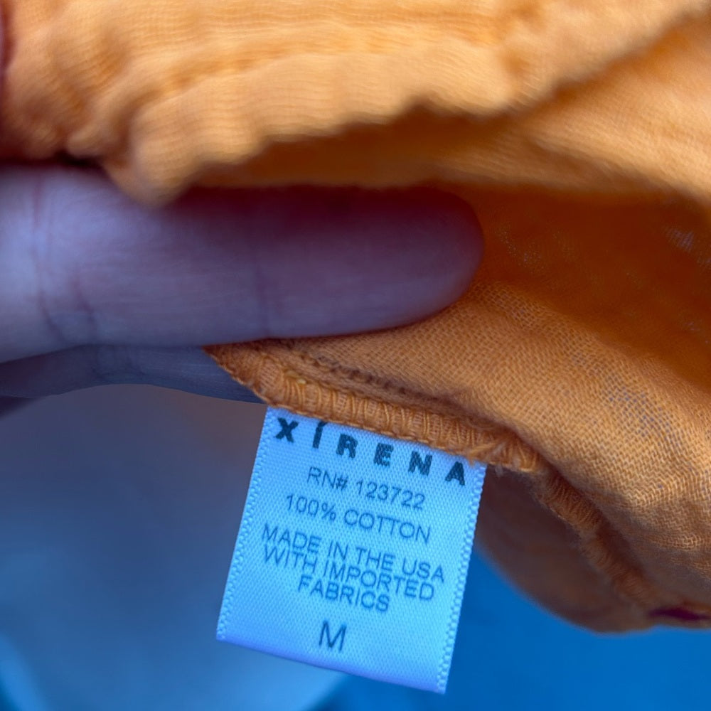 Xirena Tangerine Cruz blouse, size M