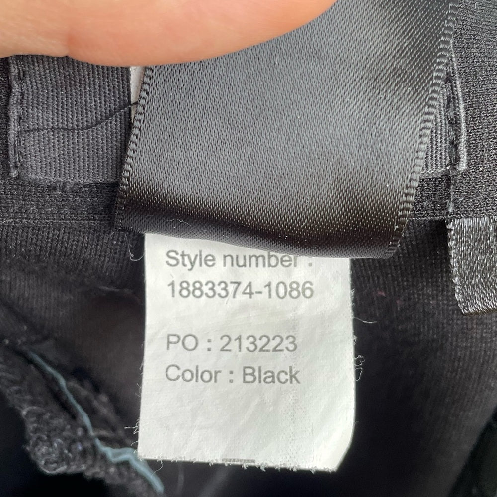 Paige Black Staight Leg Los Feliz Ankle Pant, size 32