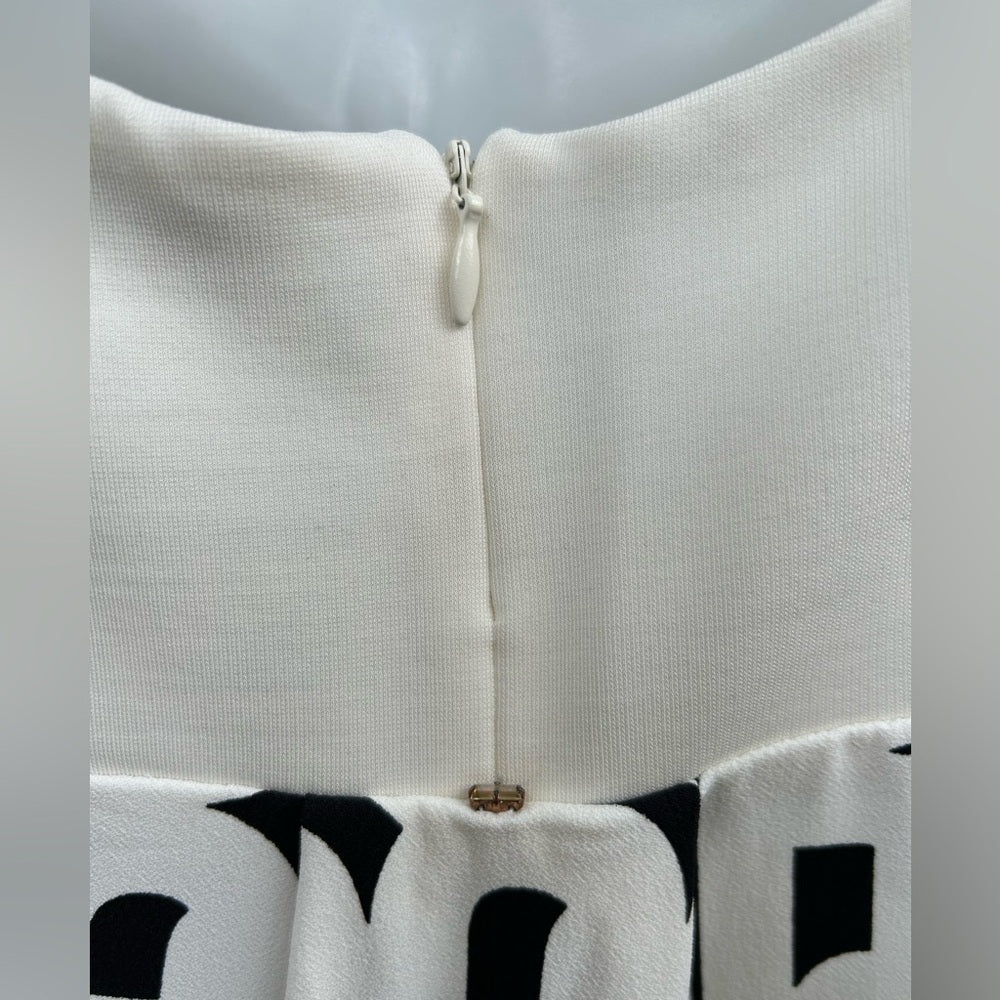 SportMax MaxMara Black & White High Low tunic, BNWT, size Small