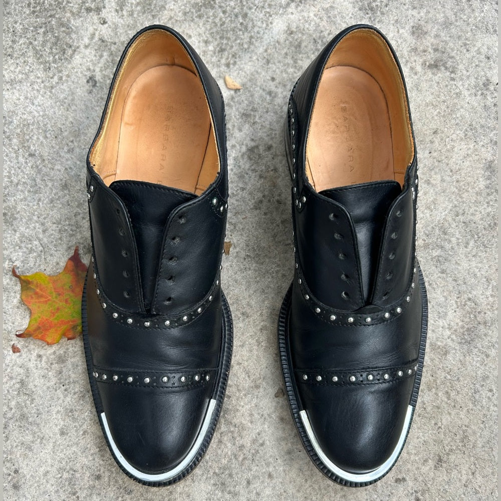 Barbara Bui studded oxfords, size 38