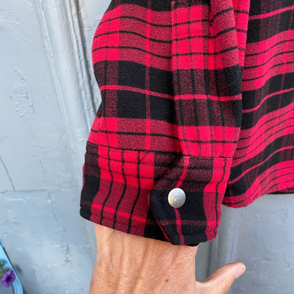 Roots Plaid Shacket, size 9/10 years old