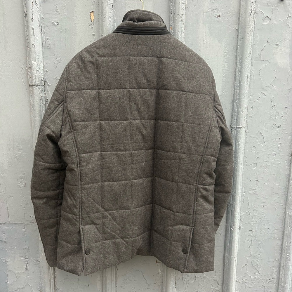 Ted Baker Grey Jaycie Padded Jacket, size Ted 6 (XXL)