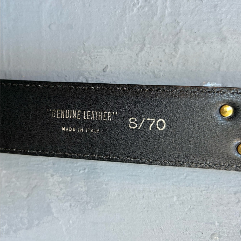 Vintage Paloma Picasso Gold X detail Belt, Small
