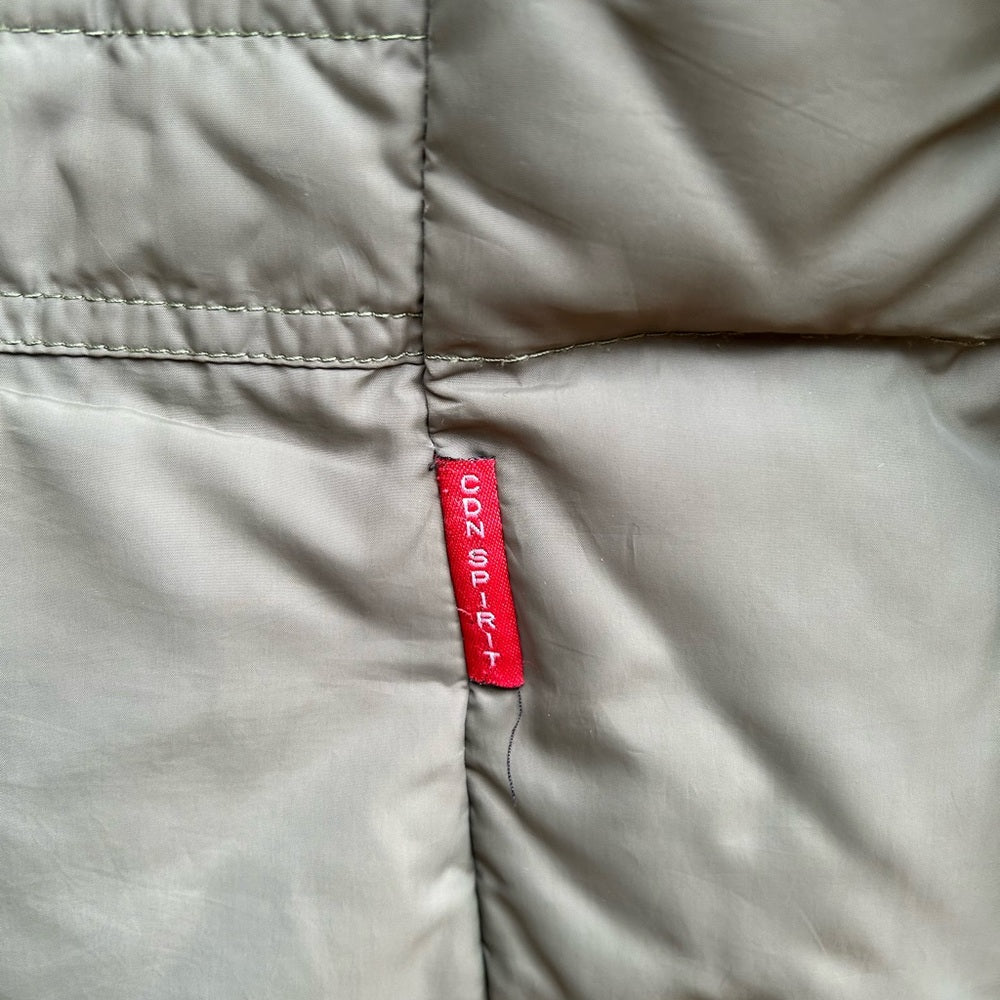 Ladies CDN Spirit khaki Down Jacket, size Small