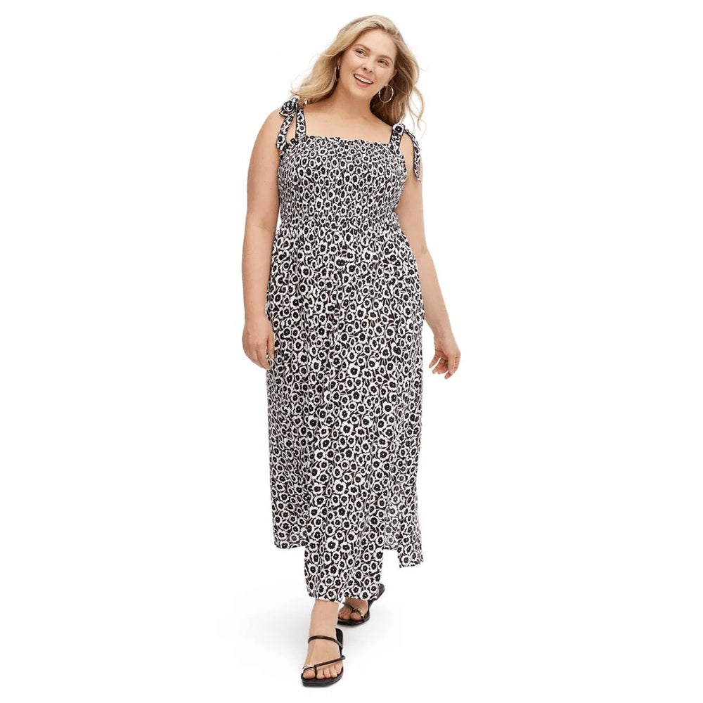 Diane Von Furstenberg x Target Smocked Maxi dress, BNWT, size XXL