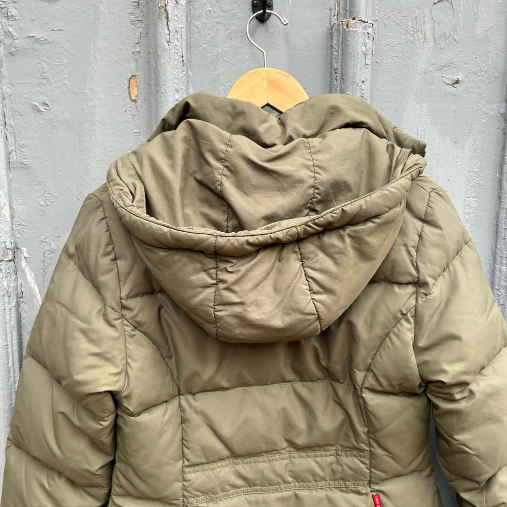 Ladies CDN Spirit khaki Down Jacket, size Small