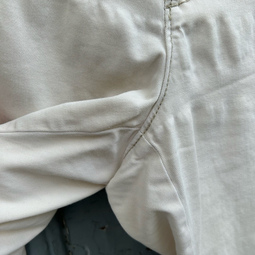 Pilcro Hyphen Creamy White Chino Pants, size 27