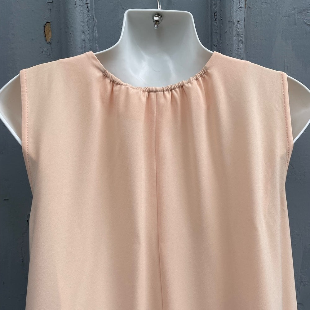 Oak + Fort Peach Pink tie side Dress, size Small