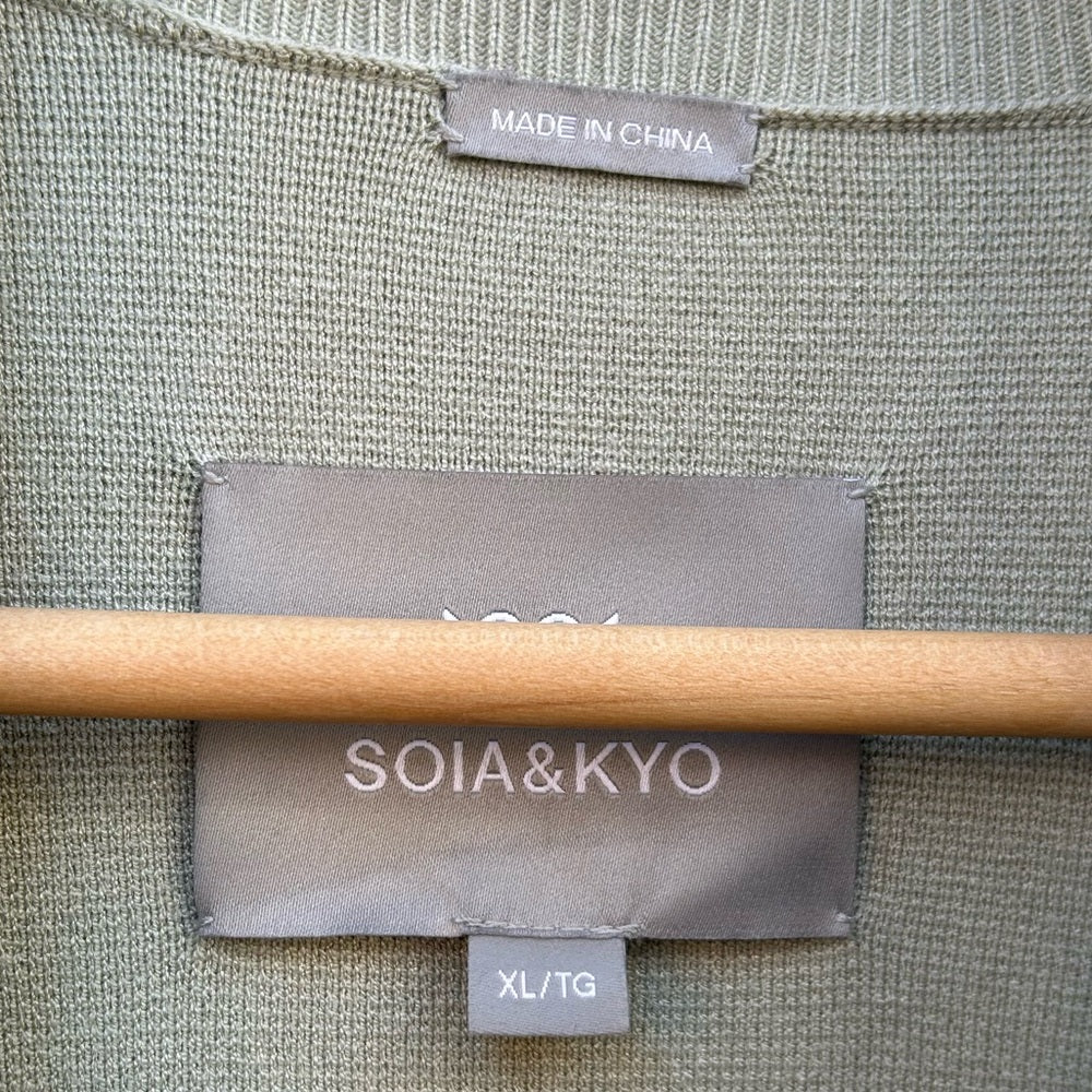 soia & kyo Benela Cardigan Light Green, XL