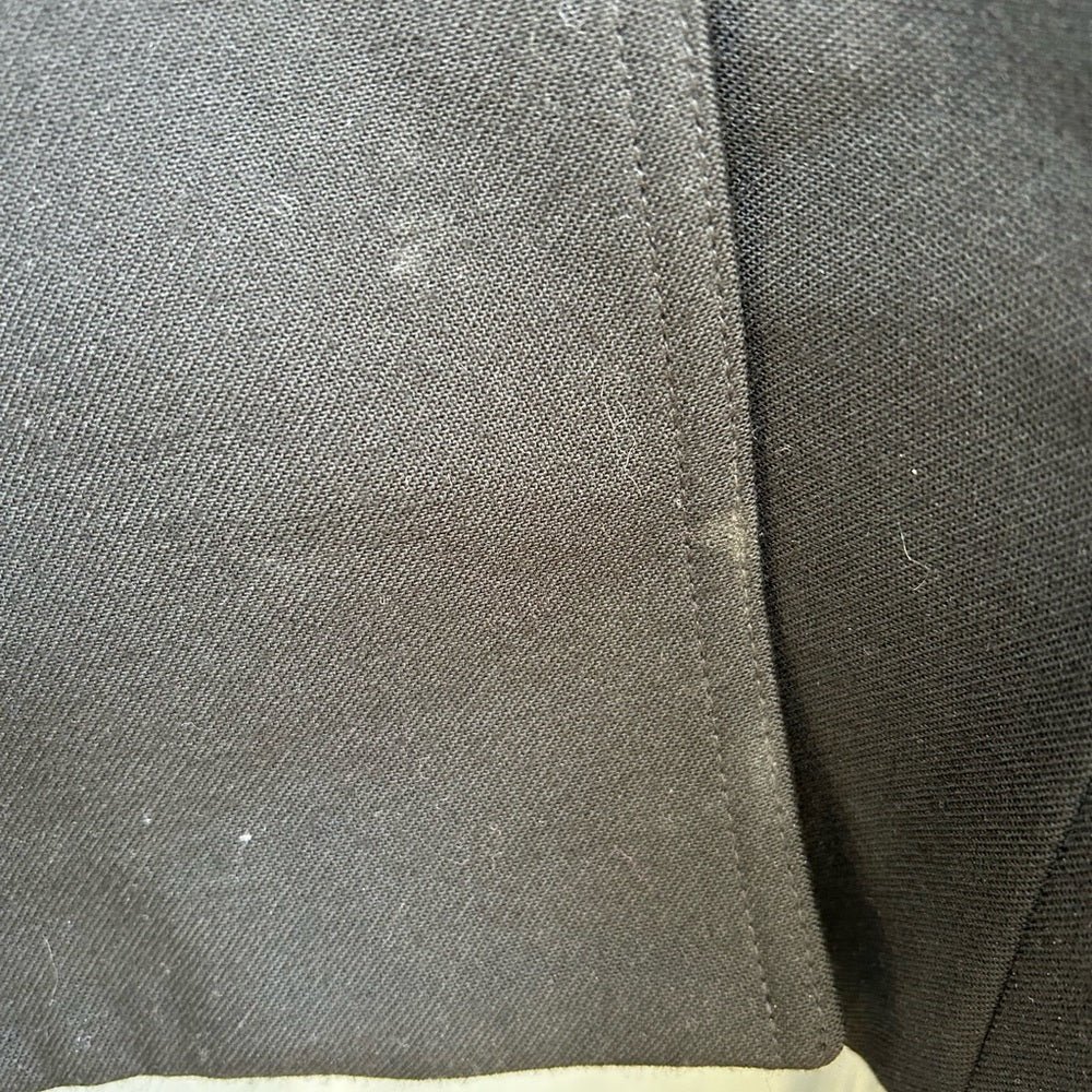 Smythe Black Wool Knit Shawl Collar Jacket, size 12