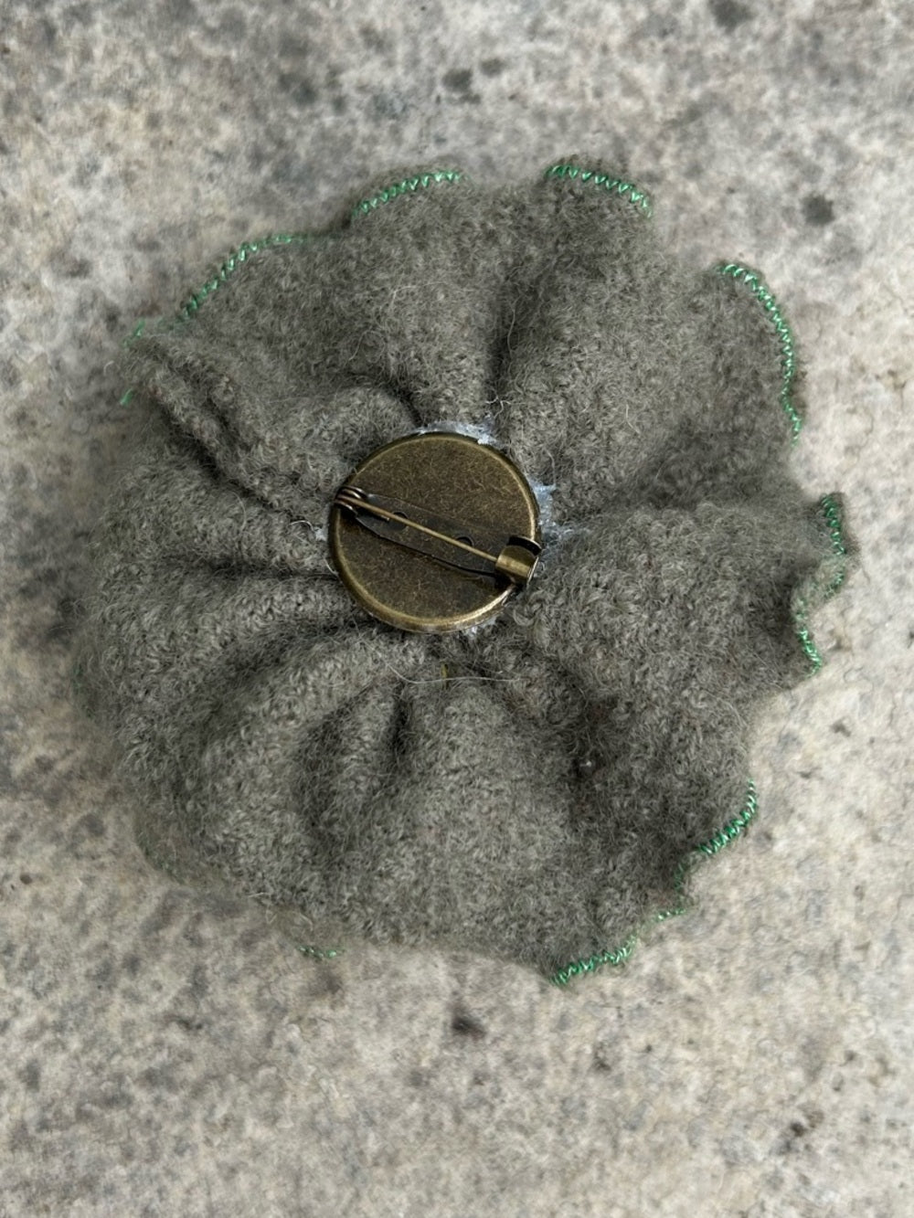 Vintage Cashmere Floral Brooch
